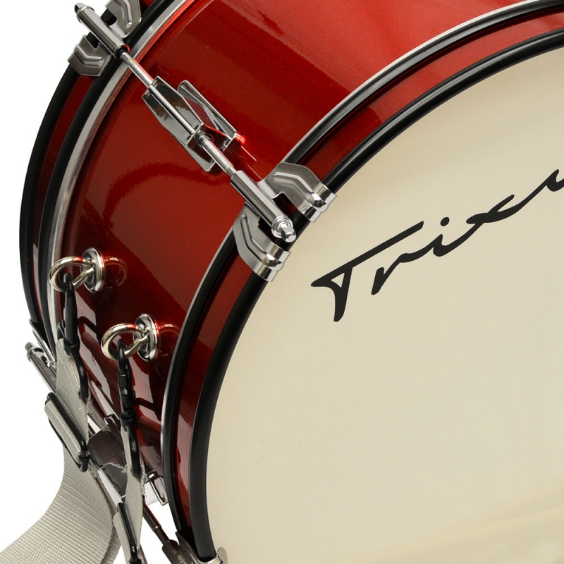 Trixon Junior Marching Bass Drum - Red 